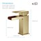 Kibi Waterfall Single Handle Bathroom Vanity Sink Faucet with Pop Up Drain C-KBF1004BG-KPW100BG - alternate 9